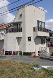 足場撤去